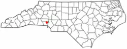 Location of Stanley, North Carolina