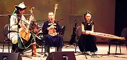 en trio (right to left: Namgar, Evgeny Zolotarev, Erdenebal Javkhlan) on Nov 13, 2008.