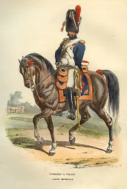 Mounted grenadiers.