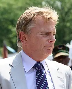 head shot of Pat Sajak