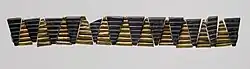 Sumerian necklace; 2600–2500 BC; gold and lapis lazuli; length: 22.5 cm (8.9 in); from the Royal Cemetery at Ur (Iraq); Metropolitan Museum of Art