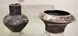 Ozieri pottery in its characteristic forms