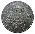Eagle with small coat of arms ("large eagle")