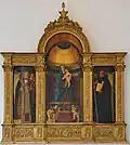 Nicolas Lokhoff. Copy of the picture: Madonna and Two Saints by Giovanni Bellini
