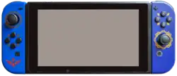 Nintendo Switch console (2017) with a blue-violet variation