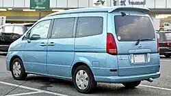 Japanese-market Serena High Roof post-facelift rear