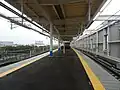 Elevated platforms 1 & 2 after opening in March 2021