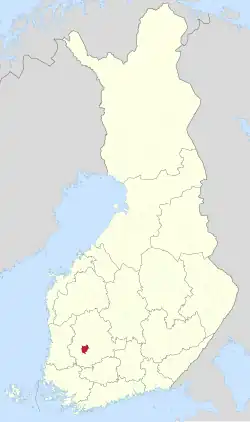 Location of Nokia in Finland