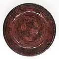 Tray. Lacquer, "Kimma" type. South-Eastern Asia, 17th century