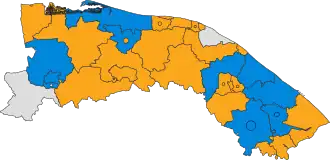2023 results map