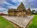 North Side corner View of the twin temples at Mosale