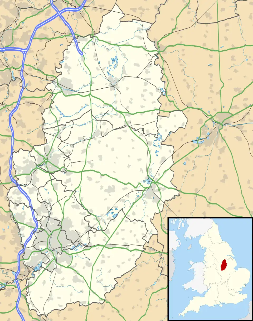 Meering is located in Nottinghamshire