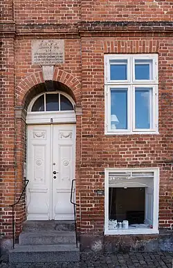 The main entrance