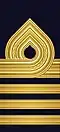 Embroidered shoulder mark (Navy) (1987–2000)