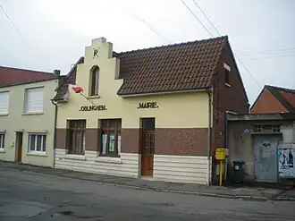 The town hall of Oblinghem