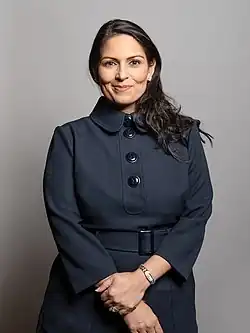 Priti Patel, the former Secretary of State for the Home Department