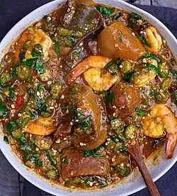 Nigerian okra soup