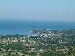 View of Olympiada from northwest