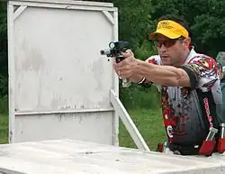 An Open division competitor during a stage in USA.