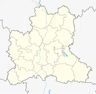 2014 Winter Olympics torch relay is located in Lipetsk Oblast