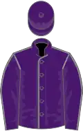 Purple, grey seams