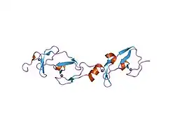 1rut: Complex of LMO4 LIM domains 1 and 2 with the ldb1 LID domain