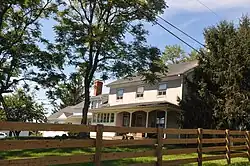 Privately owned colonial along Woodens Lane