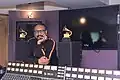 P.A. Deepak with his Grammy Awards for Slumdog Millionaire (2010) and Divine Tides (2022)
