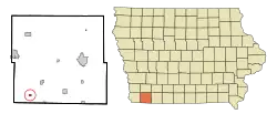 Location of Northboro, Iowa