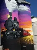 Painted Silos at Farrell Flat
