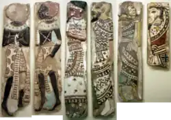 Ramesses III prisoner tiles: Glass and faience inlays from Rameses III palace