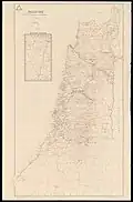 Map showing all village boundaries