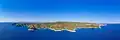 Spetses island panorama