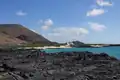 Panorama of the east side (Note the older sand & vegetation in the background and newer hardened lava in the foreground)