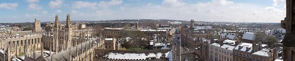 Image 4 Oxford skyline from the University Church of St Mary the Virgin (from Portal:Oxfordshire/Selected pictures)