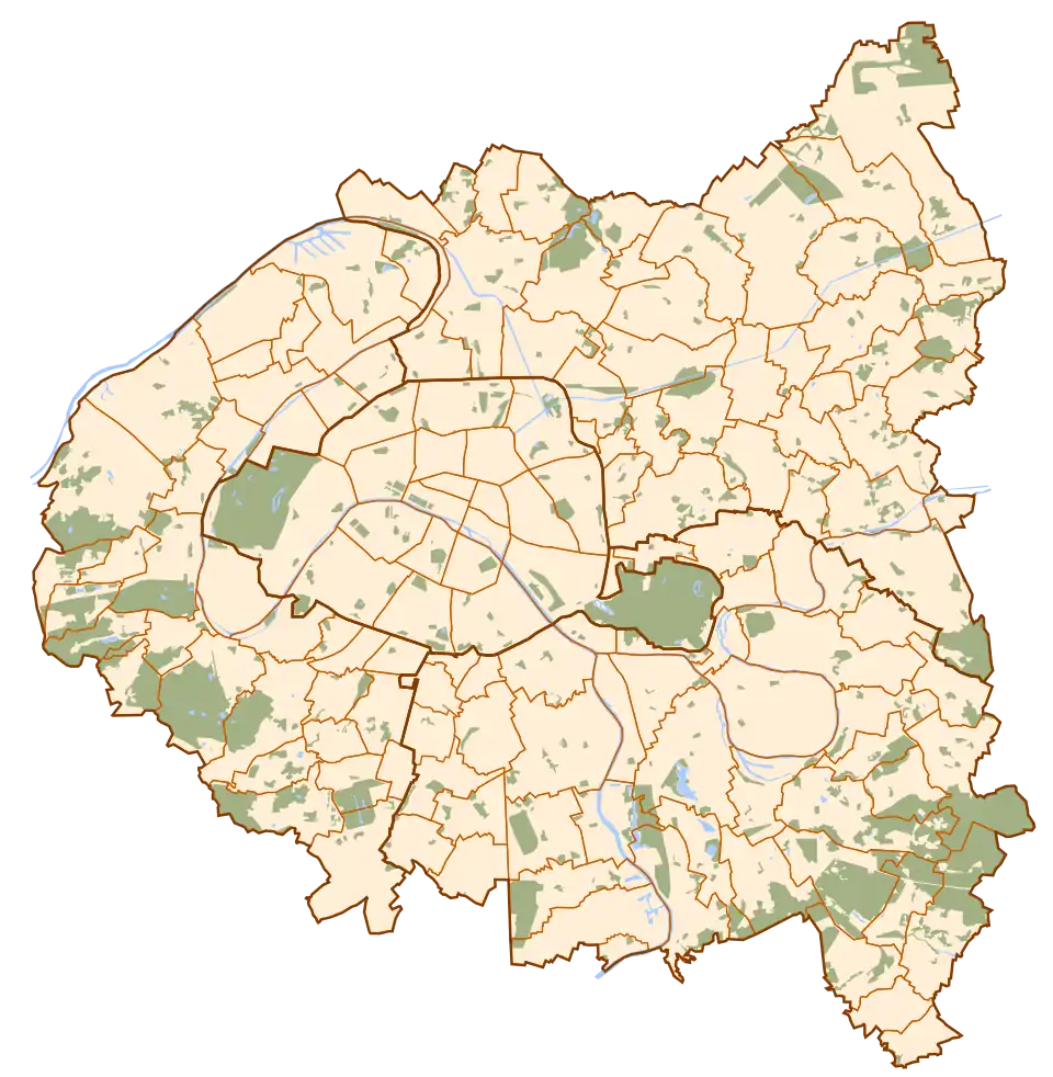 Football at the 1924 Summer Olympics is located in Paris and inner ring