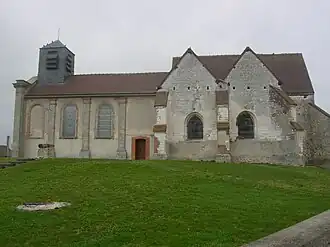 The church in Pars-lès-Romilly
