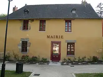 The town hall of Parthenay-de-Bretagne