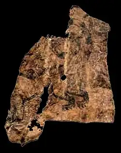 Tattoos of the chief's back and left arm.[39]
