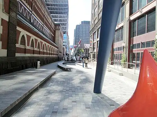 Plaza at Pennsylvania Academy of the Fine Arts