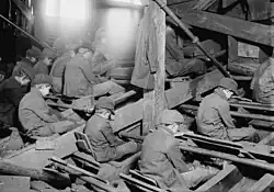 Image 10Breaker boys, child laborers, working in a U.S. coal mine in 1911.