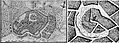 Plan of Konya, and detail of the Konya citadel at the center, Carsten Niebuhr 1766