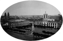 1867 view of the Plaza.