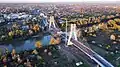Transilvania bridge Satu Mare - view from Micro 17 neighborhood