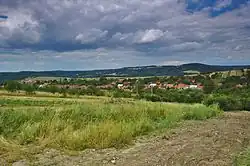 View from the west