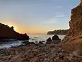 The cove beneath the lighthouse