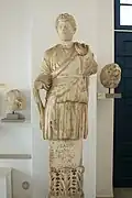 Portrait herm of Marios Trofimos, priest of Dionysos, 2nd century AD