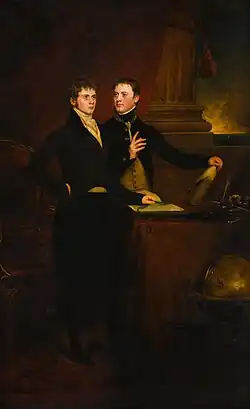 A surviving fragment of The Knatchbull Family by John Singleton Copley