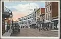 Main Street, showing Poli's Theatre, from a postcard sent in 1921