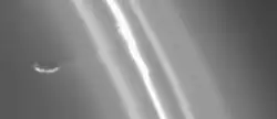 Prometheus pulling material from the F Ring